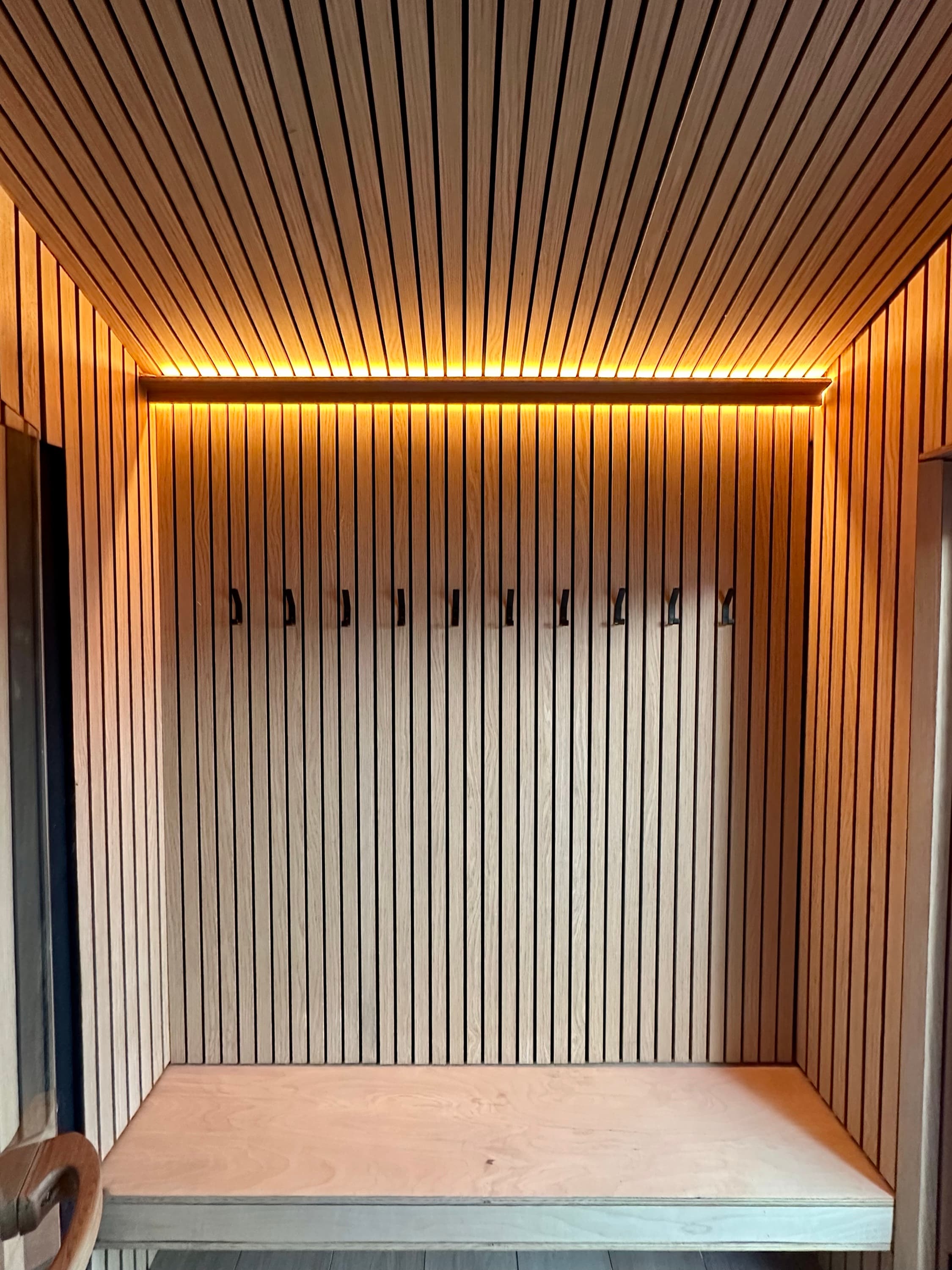 Washroom and changing area